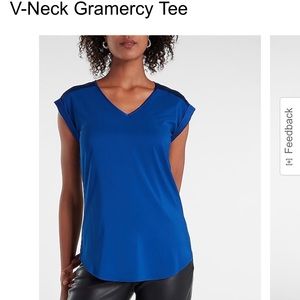 Express V neck Gramercy Tee